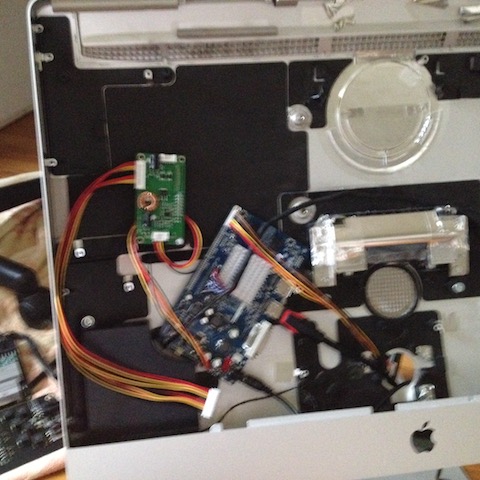 Inside an iMac